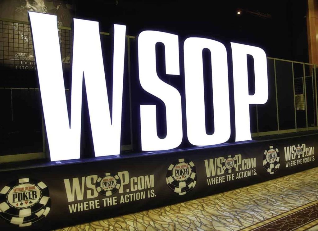 WSOP signage