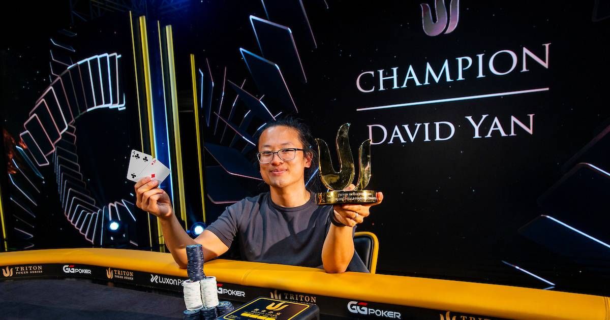 David Yan Wins $200K 8-Handed Triton Event