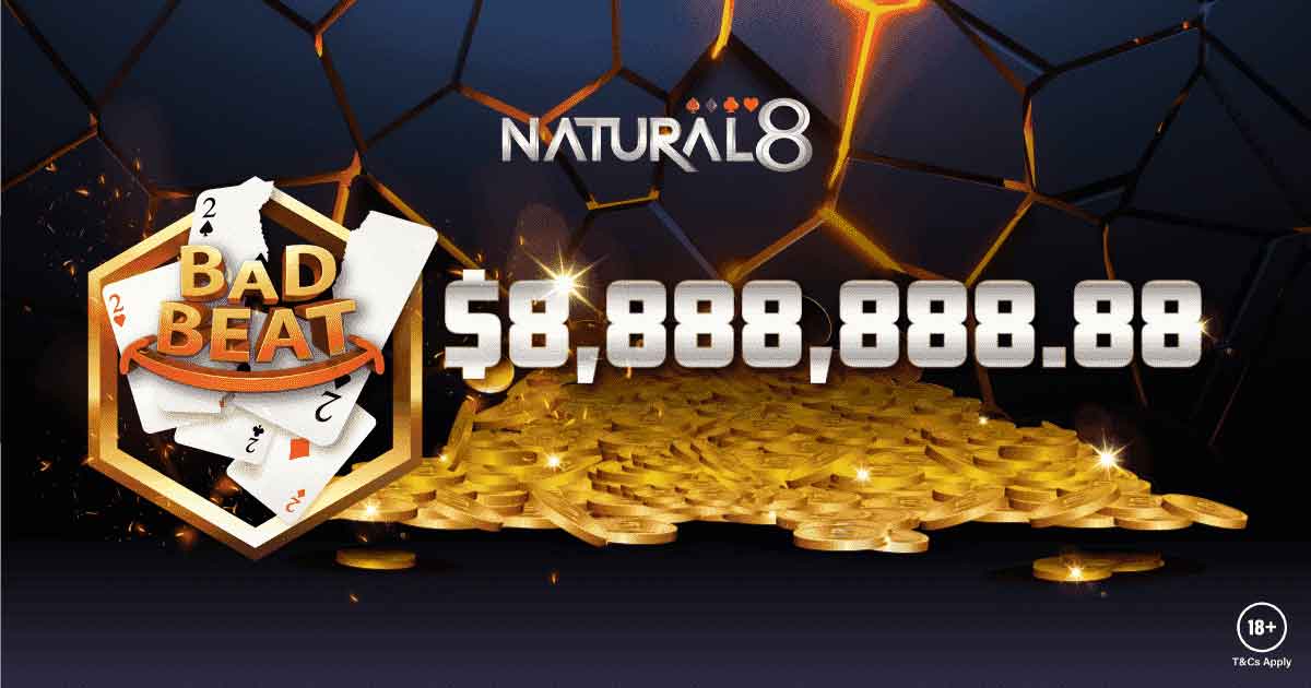 Natural8 Bad Beat Jackpot