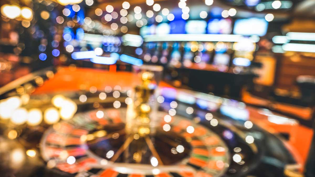 The Bright Lights Of A Casino Floor