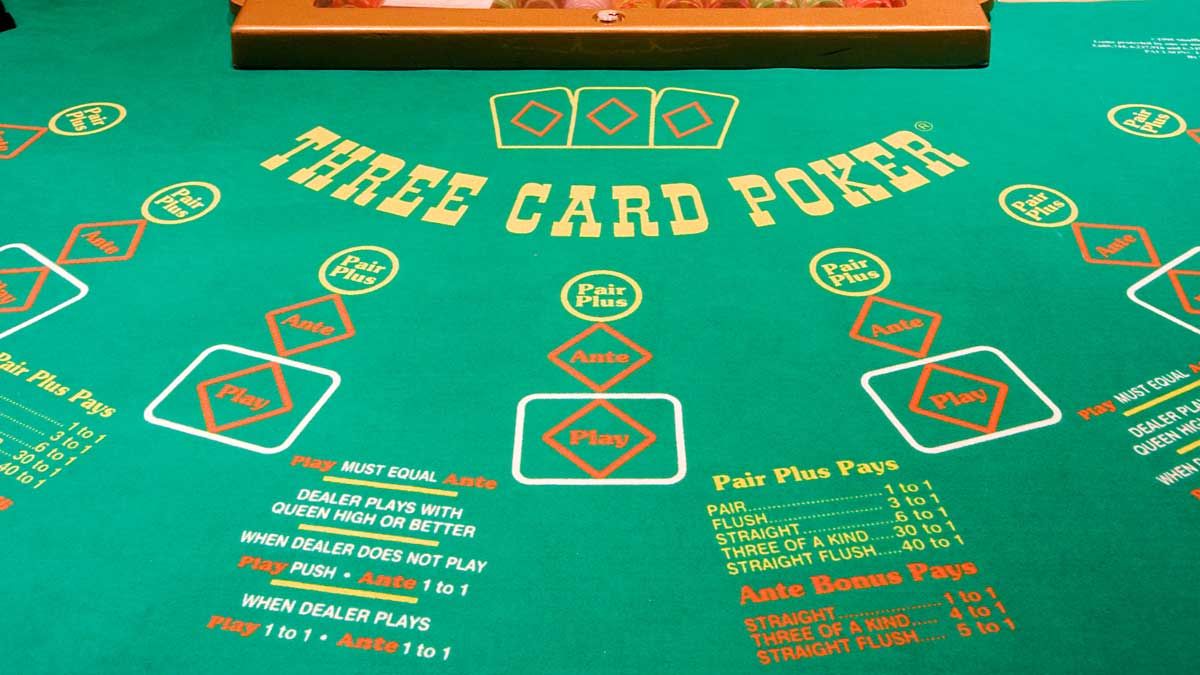 Guide to three card poker