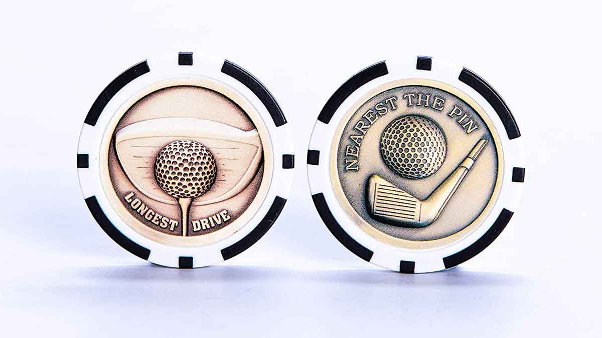  Poker Chip Golf Ball Markers