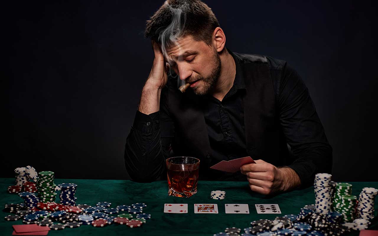 Drunk poker players