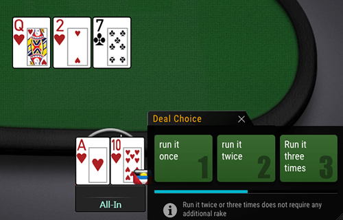 Deal Choice - Run it Multiple Times