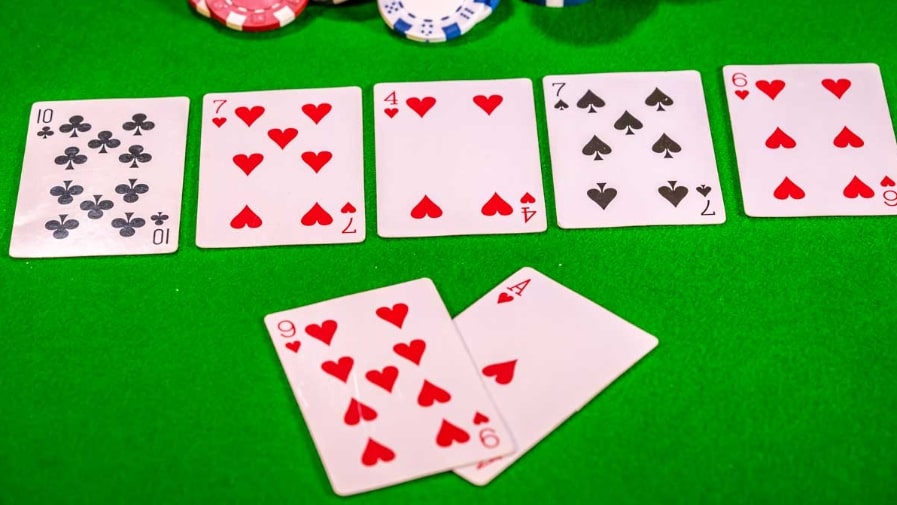 Nut flush in Texas Holdem Poker