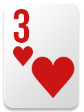 Three of Hearts