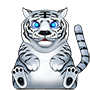 Chinese Zodiac Avatar - White Tiger