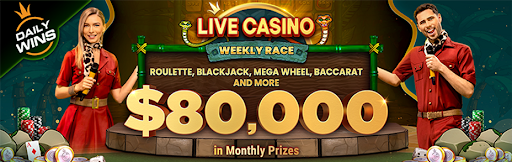 Natural8 live dealer promotions Live Casino Daily Cash Drops & Weekly Race