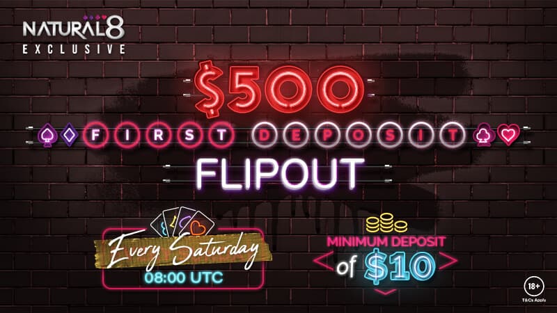 First Deposit Flipout banner