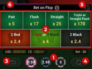 natural8 bet on flop steps