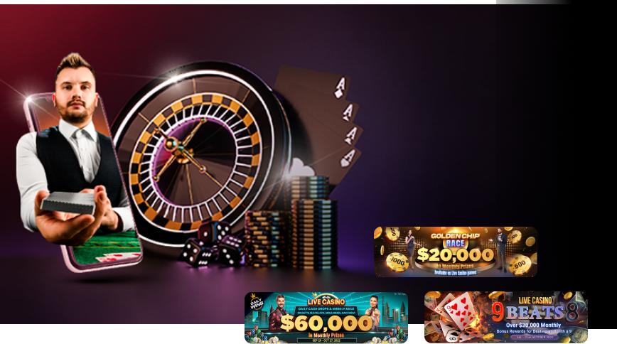 Live Dealer Online Casino Games at Natural8