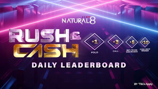 Rush & Cash $25,000 每日排行榜