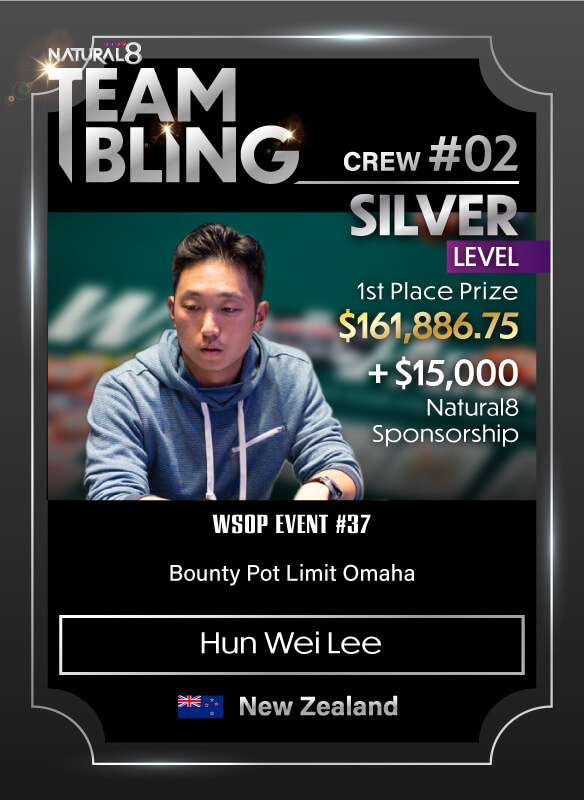 wsop team bling card