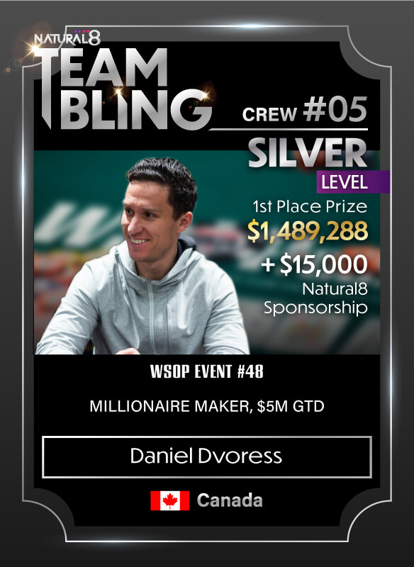 wsop team bling card